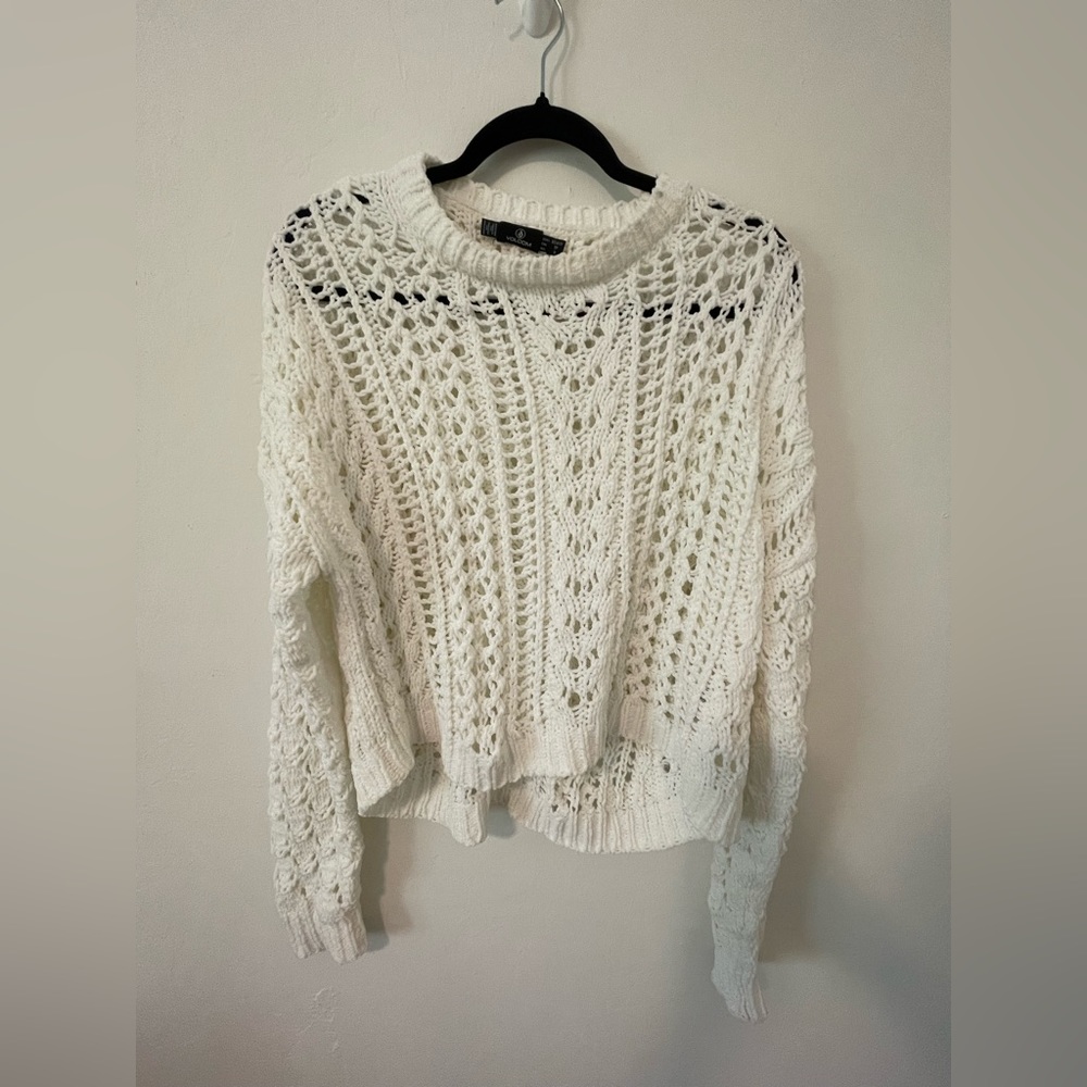 Volcom “wish net” sweater. NWT. Size XS